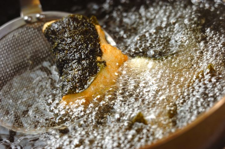 チーズ入り大和芋の磯辺揚げの作り方2