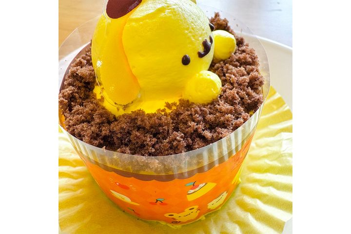 ポムポムプリンのプリン風ケーキ／￥778（税込み）