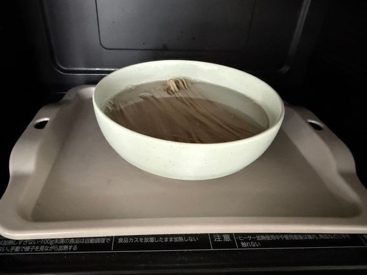ラップをかけずに600Wで3分