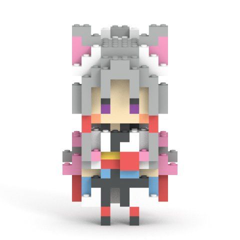 灰色ベースの東北イタコフィギュア正面