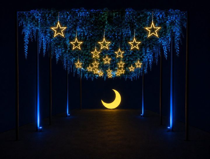 「Good Night Dome」の天井装飾