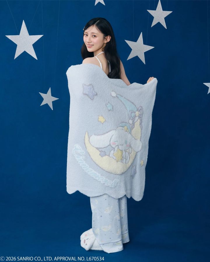 シナモロール柄ブランケット