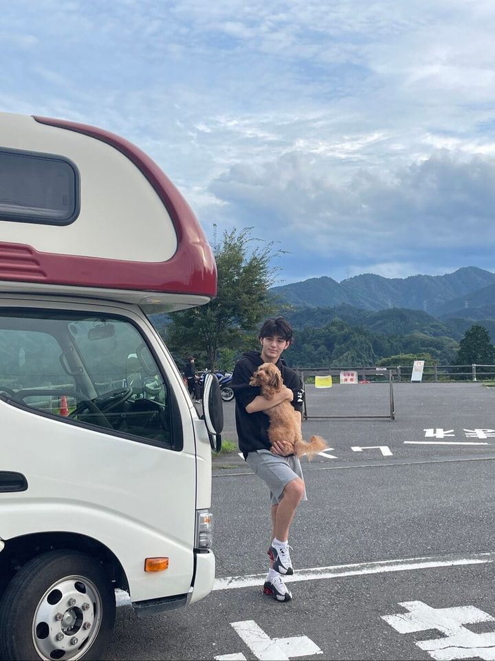 STANFORD所属のモデル・田邉和也の好きなもの①祖父と愛犬と行く気ままなキャンパー旅