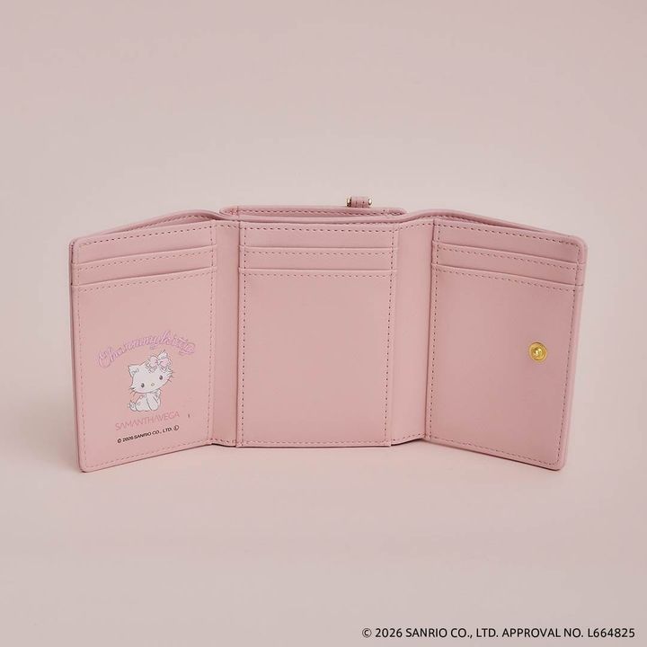 折財布（ピンク）内側