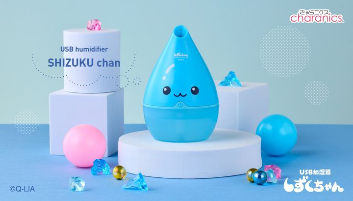 USB加湿器 しずくちゃん 全体ディスプレイ
