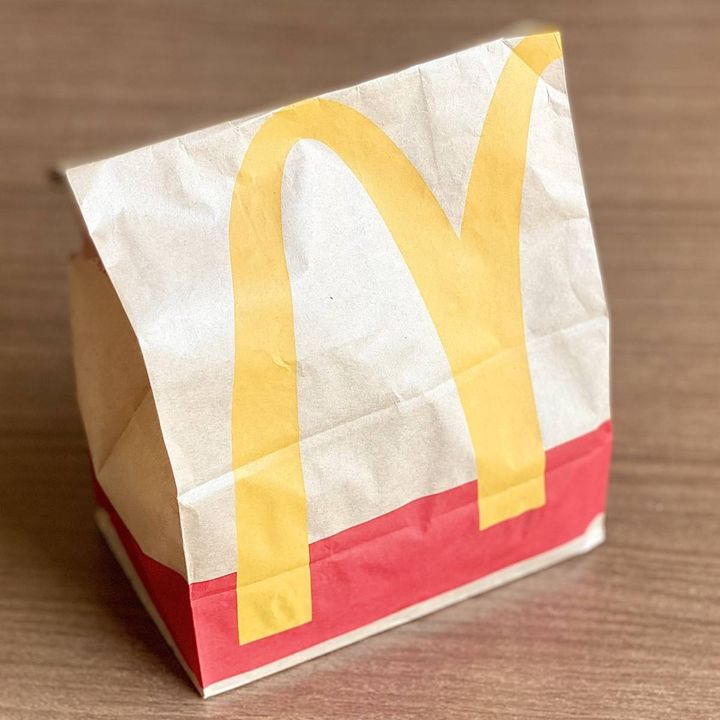 マクドナルドの紙袋