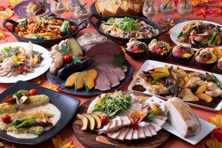 近江うまいもん巡りランチブッフェの料理
