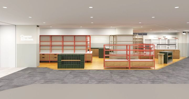 コスメキッチン ソラリアステージ店 新店舗の完成予想パース