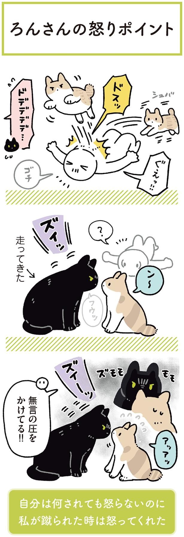 飼い主が蹴られると… （C）AKR／KADOKAWA