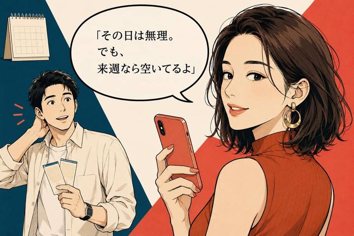 「その日は無理」で終わっていませんか？男性がまた誘いたくなる“上手な断り方”