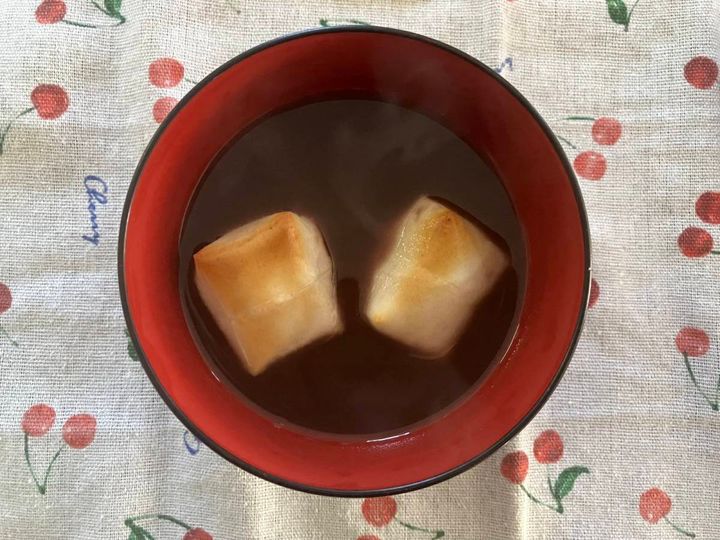 ダイソー：さくらあん 生あん仕立ておしるこ 140G