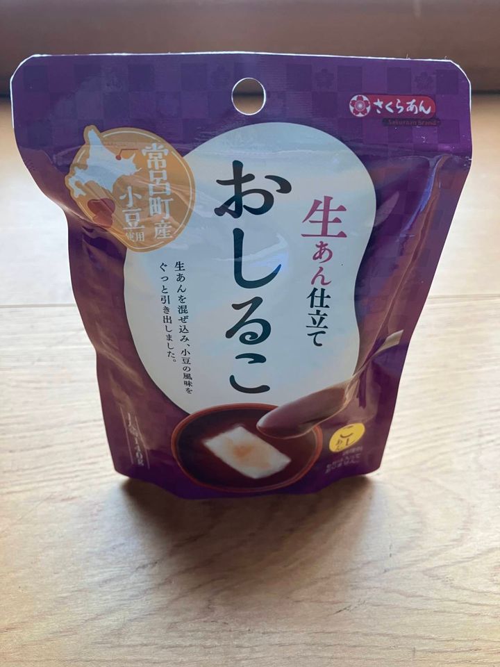 ダイソー：さくらあん 生あん仕立ておしるこ 140G