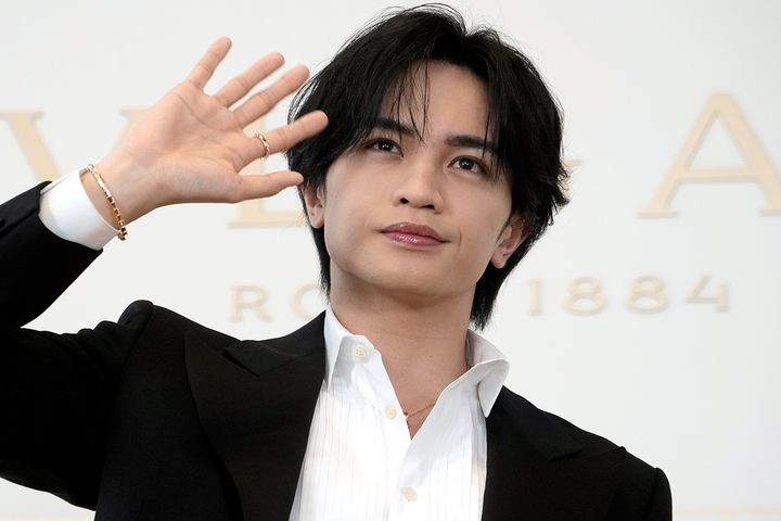 中島健人さん（2026年1月9日、時事通信フォト）