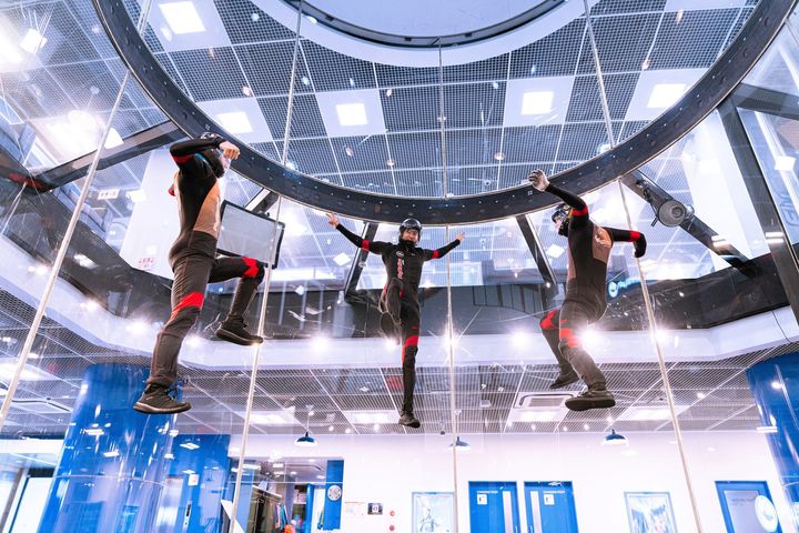FlyStation Japanのプロフライヤー同士のフライトの様子