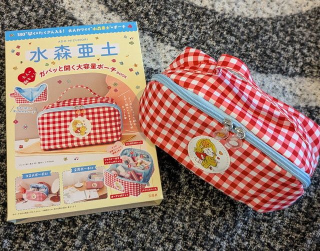 ♡専用♡持ち手付きポーチ 亜土ちゃんの世界観がぎゅっと詰まった♡水森亜土「大人の胸キュン
