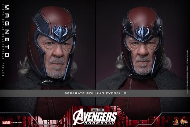 植毛によるリアリティは格別(「【ムービー・マスターピース】『アベンジャーズ／ドゥームズデイ』1/6スケールフィギュア マグニートー」) [c] 2026 MARVEL
