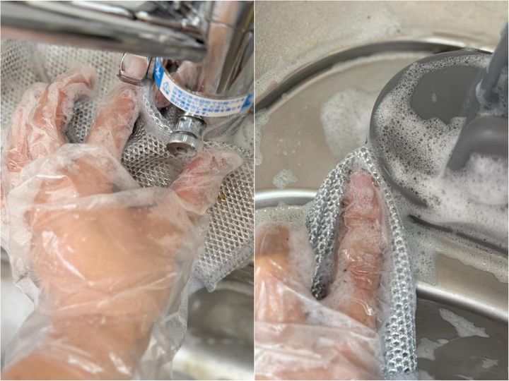 画像2: 薄手だから細かな場所にもフィット