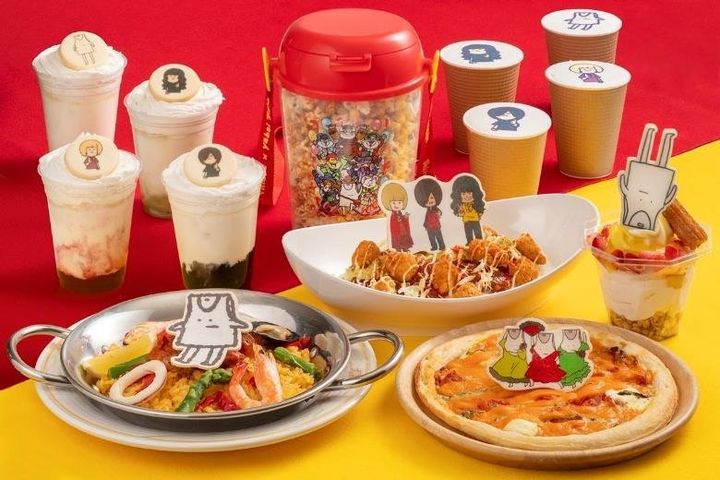 「タンクトップくん邪魔すぎパエリャ」ほかコラボメニュー各種