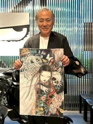 天野喜孝さんとキービジュアル原画