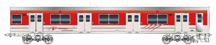 「マッターホルン号35周年バージョン」側面の記念デザイン