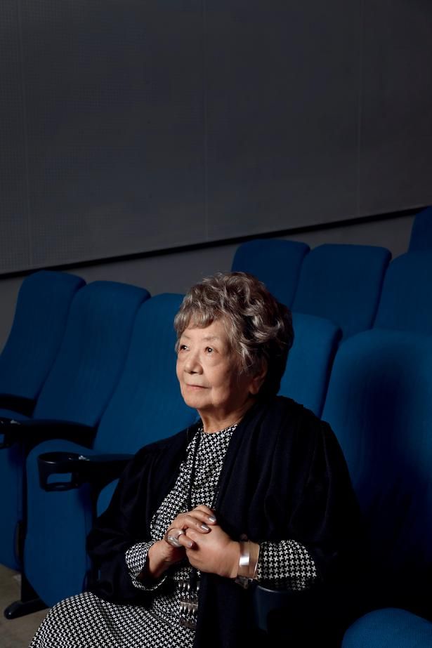 「川喜多かしこ映画文化賞」第1回受賞者の秦早穗子 撮影 名和真紀子(掲載「婦人画報」)
