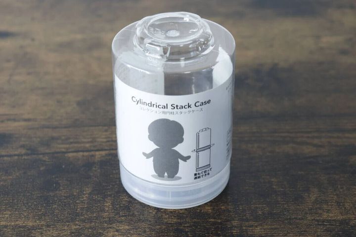 コレクション用円柱スタックケースのパッケージ
