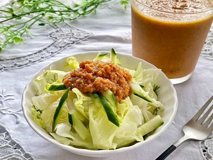 人参と玉ねぎのドレッシング