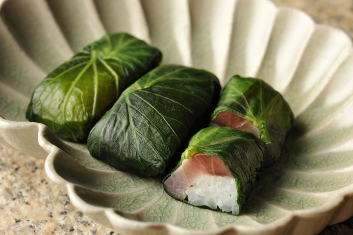 元となった家庭料理「山葵すし」
