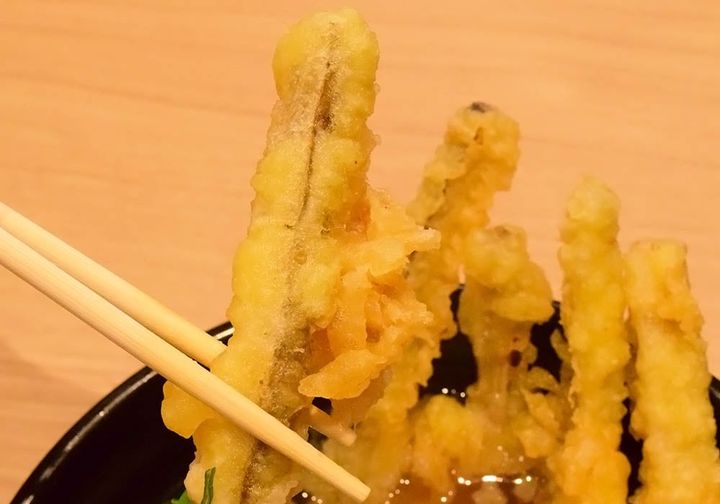 ごぼ天はやわらかめの食感