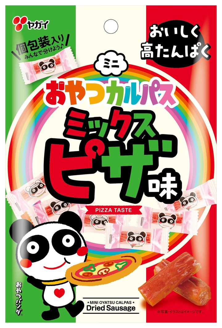 ミニおやつカルパス ミックスピザ味 18gのパッケージ