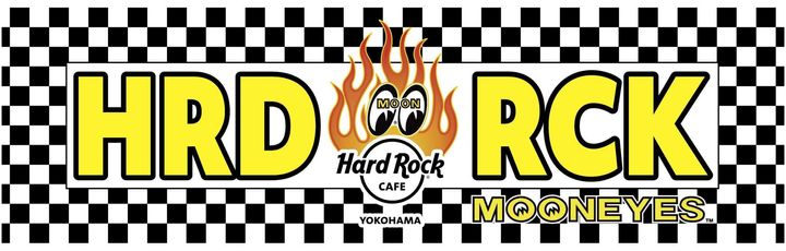 MOONEYESとハードロックカフェのコラボロゴ