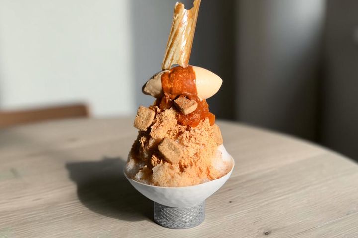 「Caramel & Coffee」のGelato Shave