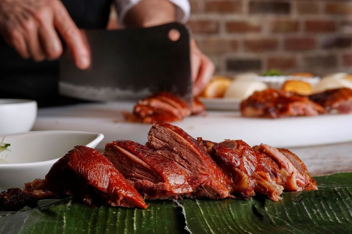 合鴨ローストの丸焼き