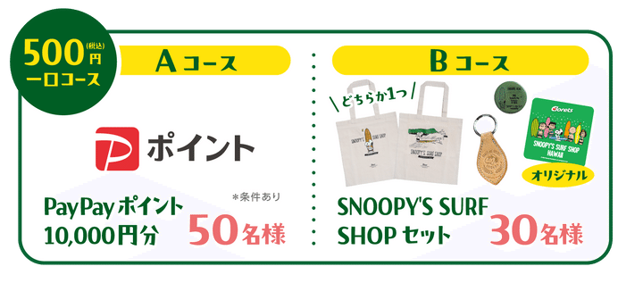 PayPayポイント10,000円分／SNOOPY