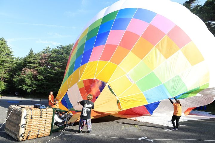 富士すばるランド“熱気球搭乗体験”