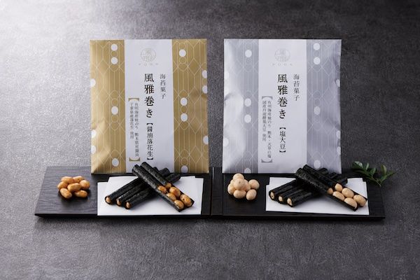 千葉県産落花生と国産豆を使用した「極 風雅巻き」を阪急百貨店・髙島屋限定で発売