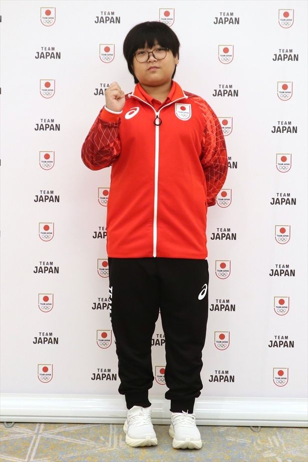 TEAM JAPANオフィシャルウェアに身を包んだ栗原悠輝選手