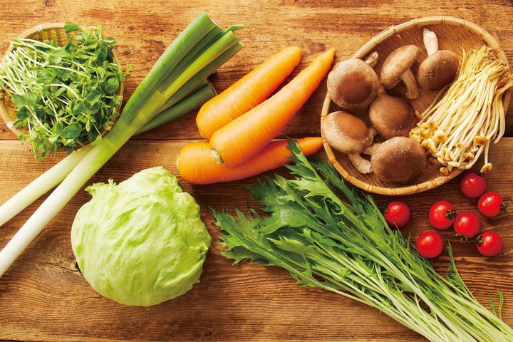 国産野菜と巻きしゃぶ