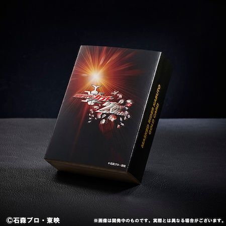 仮面ライダーアギト、仮面ライダーカブト、仮面ライダーエグゼイドが、純金で登場