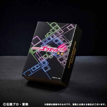 仮面ライダーアギト、仮面ライダーカブト、仮面ライダーエグゼイドが、純金で登場