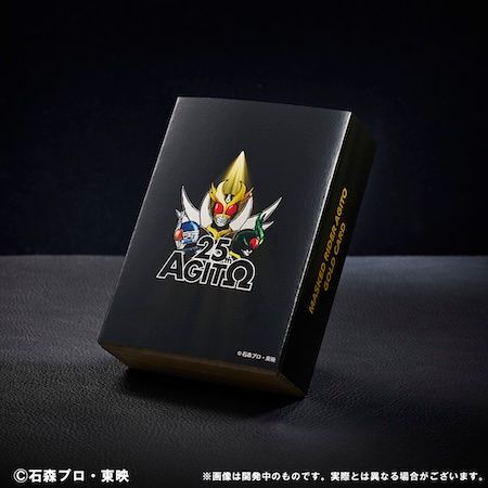 仮面ライダーアギト、仮面ライダーカブト、仮面ライダーエグゼイドが、純金で登場