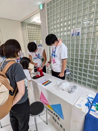 【東京都品川区】就労継続支援B型事業所のワークアリーナ天王洲が、ブラインドサッカーの試合に出展