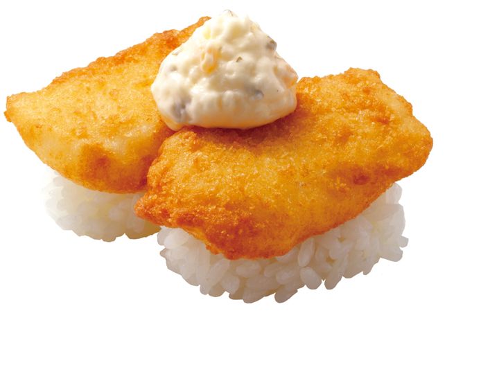 黄金カレイフライ握り（タルタルソース）