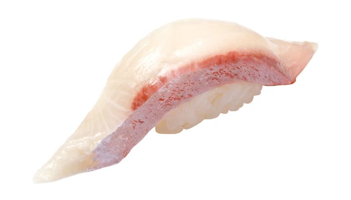 鹿児島県産 大切り活〆かんぱちの握り