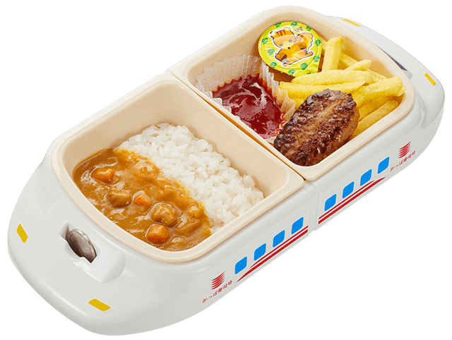 ■カプセルトイコイン付きおこさまメニュー / 『おこさまカレーとハンバーグセット』540円（税込）～