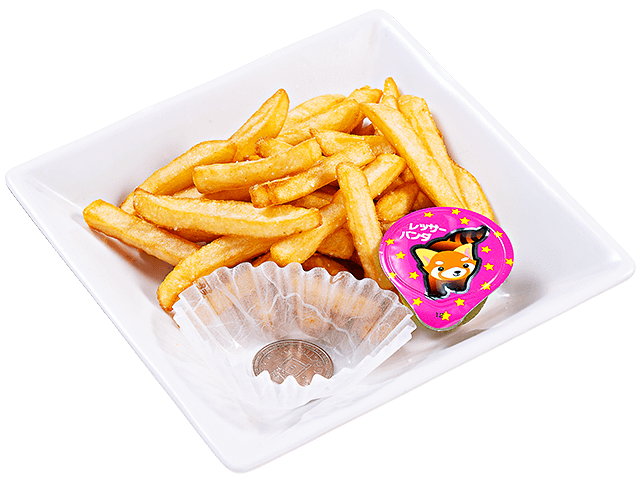 ■カプセルトイコイン付きおこさまメニュー / 『おこさまポテトプレート』340円（税込）～