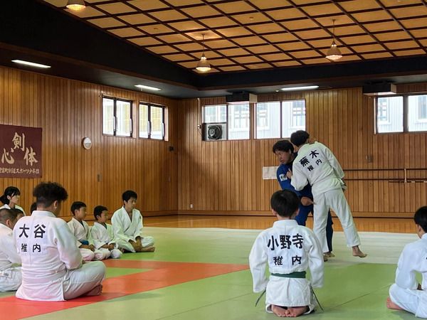 北海道豊富町で、子どもたち約16名が参加した柔道教室開催！講師は元トップ選手
