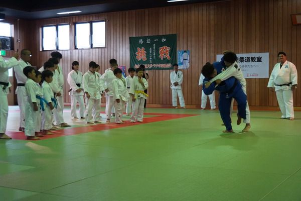 北海道豊富町で、子どもたち約16名が参加した柔道教室開催！講師は元トップ選手