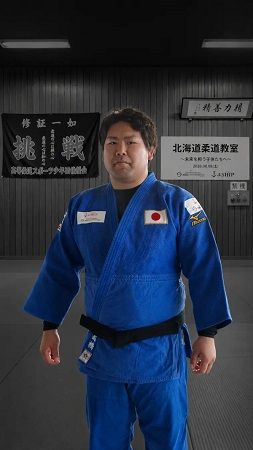 北海道豊富町で、子どもたち約16名が参加した柔道教室開催！講師は元トップ選手