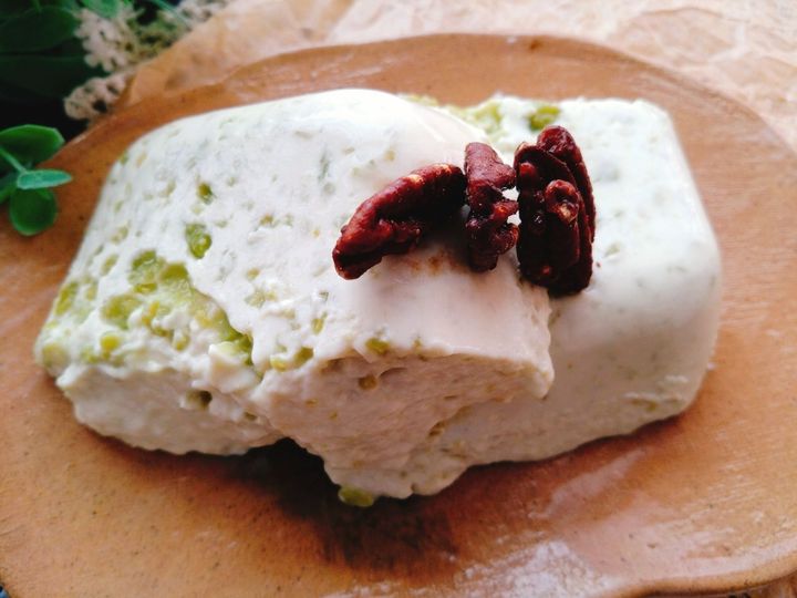 枝豆の美味しい季節だから。ずんだパンナコッタ